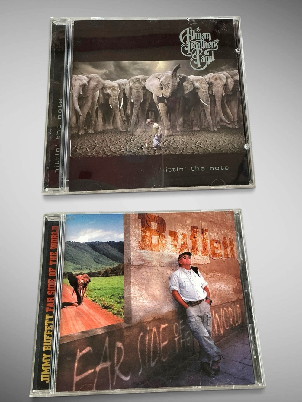 Allman Brothers Jimmy Buffett 2 CD Lot Southern Rock Physical Media